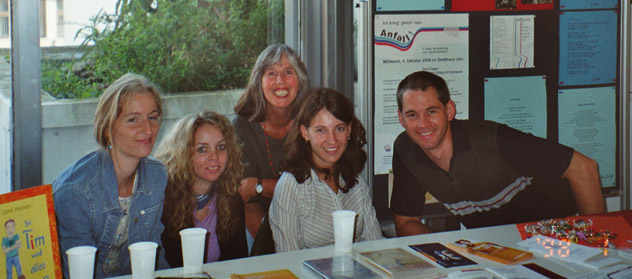 Foto: von links : Denise Stock, Dani Bantle, Susanne Rudolph, Elke Reinhold, André H. .
