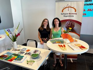 Stand der Epilepsieberatung auf der Gesundheitsmesse Regensburg