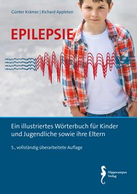 Cover: Epilepsie – Ein illustriertes Wörterbuch für Kinder und Jugendliche sowie ihre Eltern, 5. Auflage 2018