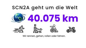 SCN2A geht um die Welt – 40.075 Kilometer